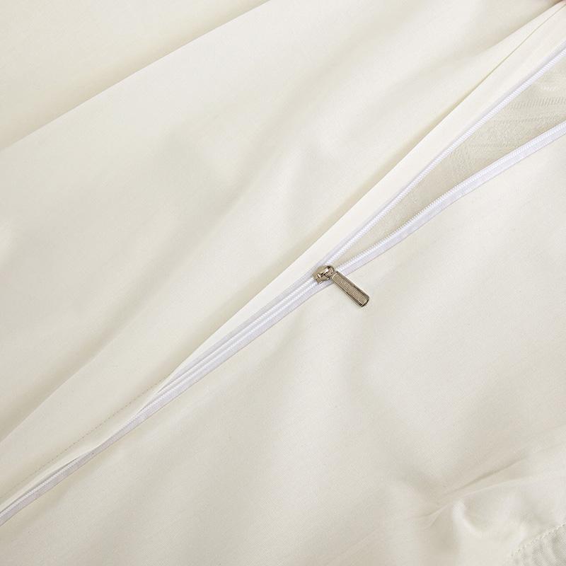 Parure de Lit Blanc <br/> Effet Or