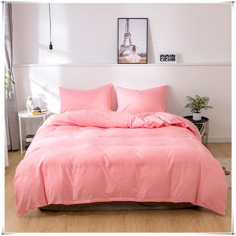 Parure de Lit Rose <br/> Effet Poudré