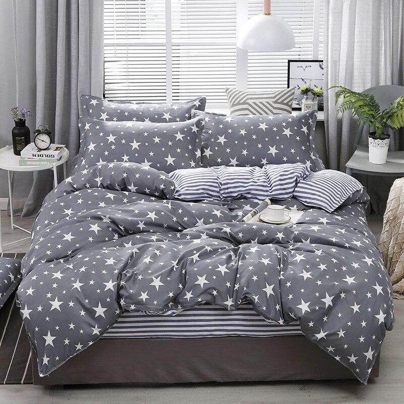 Acheter Parure de Lit Grise et Blanche | Parure Nocturne