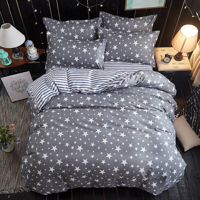 Acheter Parure de Lit Grise et Blanche | Parure Nocturne