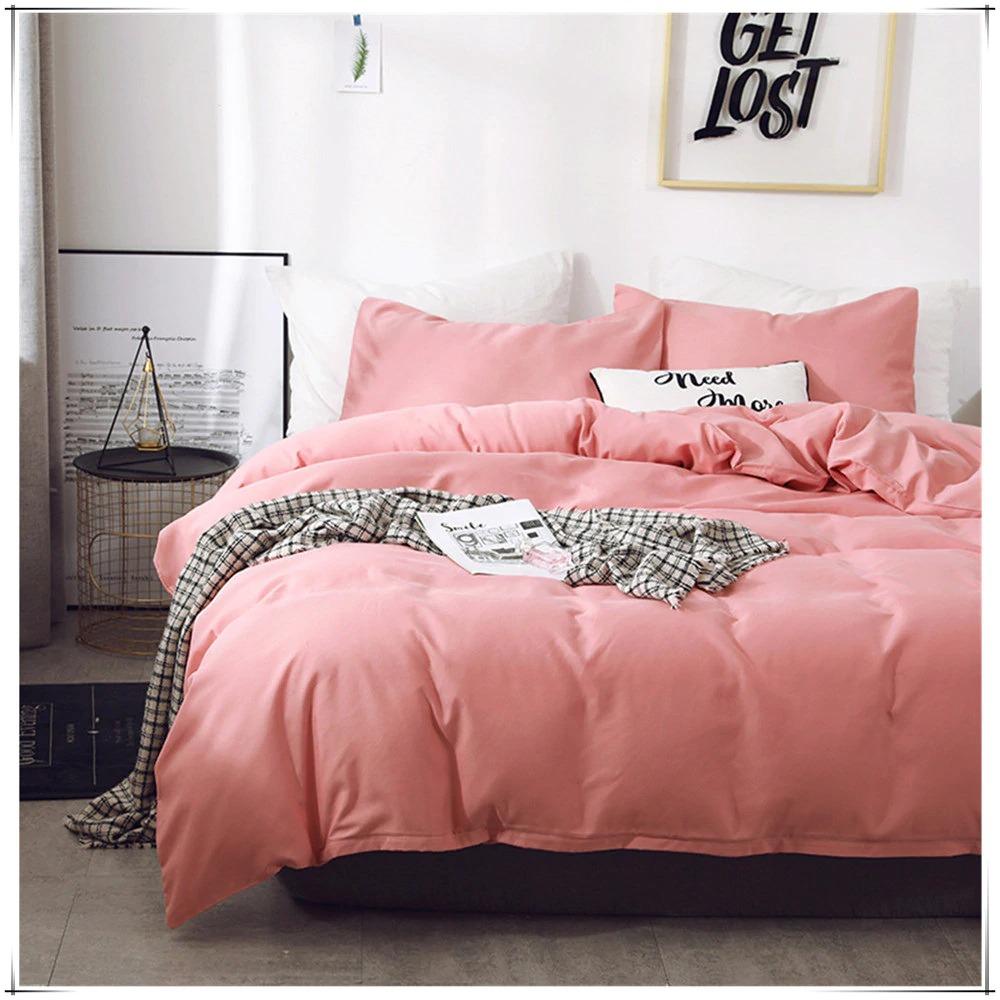 Parure de Lit Rose <br/> Effet Poudré